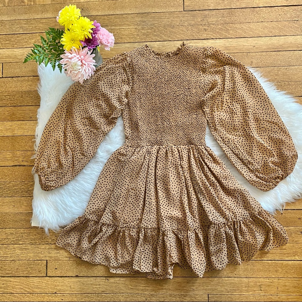 BNWT Heart Print Mini Dress